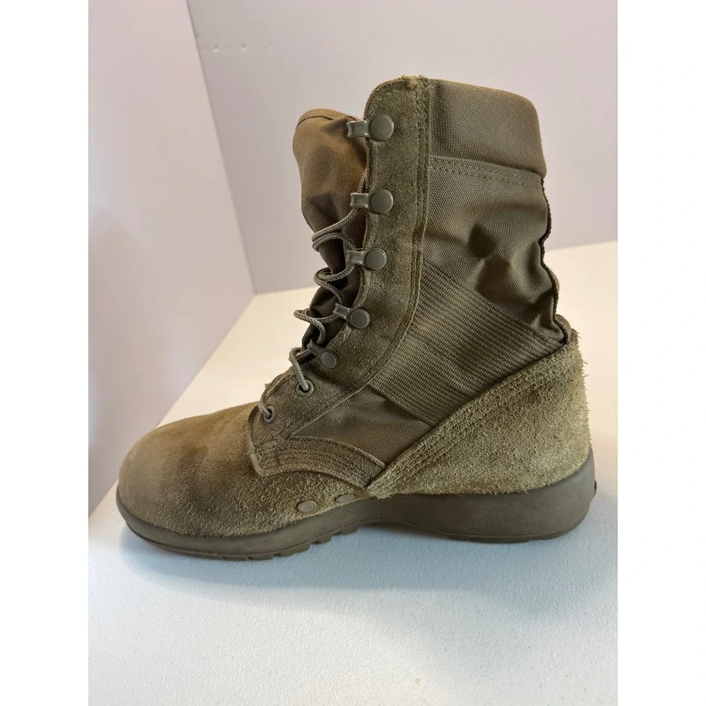 McRae Mens Coyote Tan Military Combat Boots Vibram Sole 9XW 8430-01-632-4344